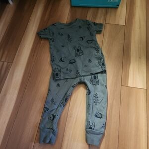 Carter's Blue Graphic Baby Outfit